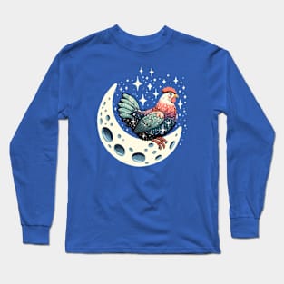 Moon Chicken Long Sleeve T-Shirt